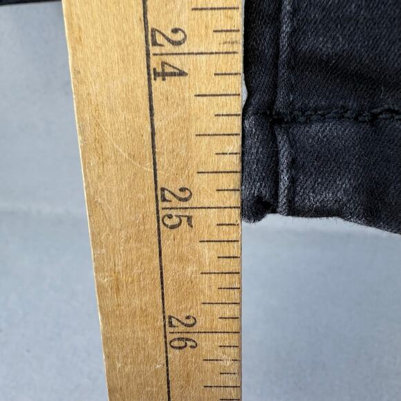 Democracy Jeans Women's 14 Black Denim Straight (Ab)solution High Rise Normcore - Picture 11 of 12